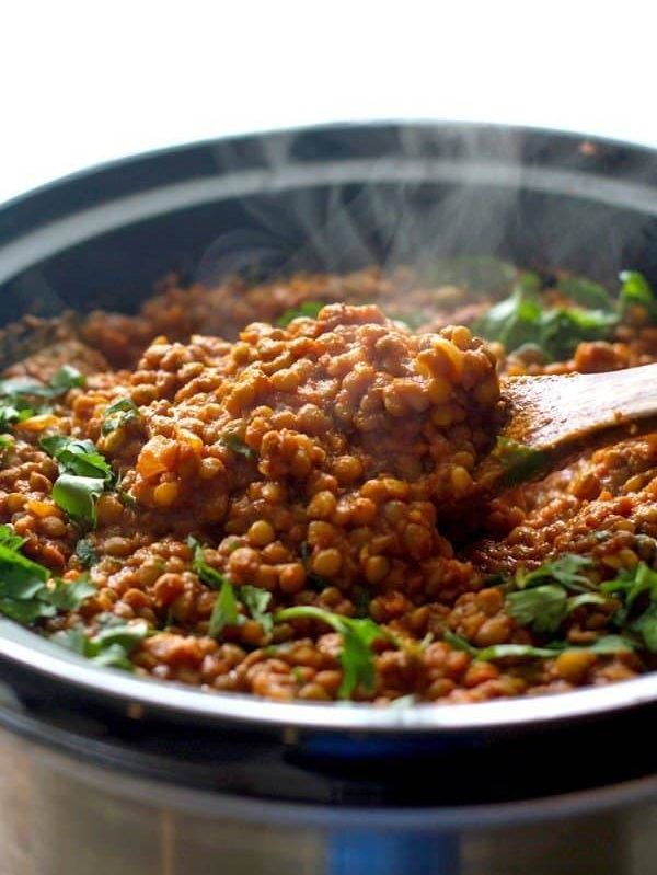 Crockpot Red Lentil Curry