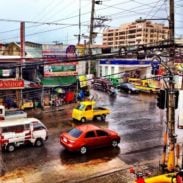 A busy street in Cebu.