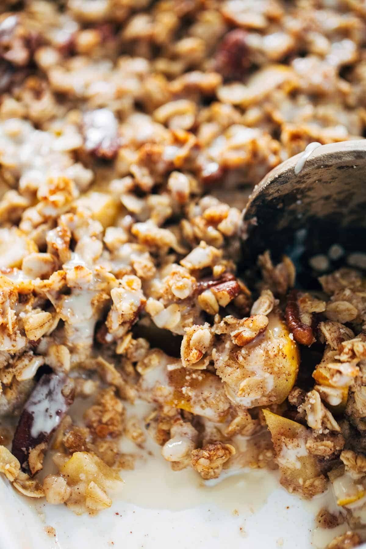 Coconut Oil Apple Crisp.