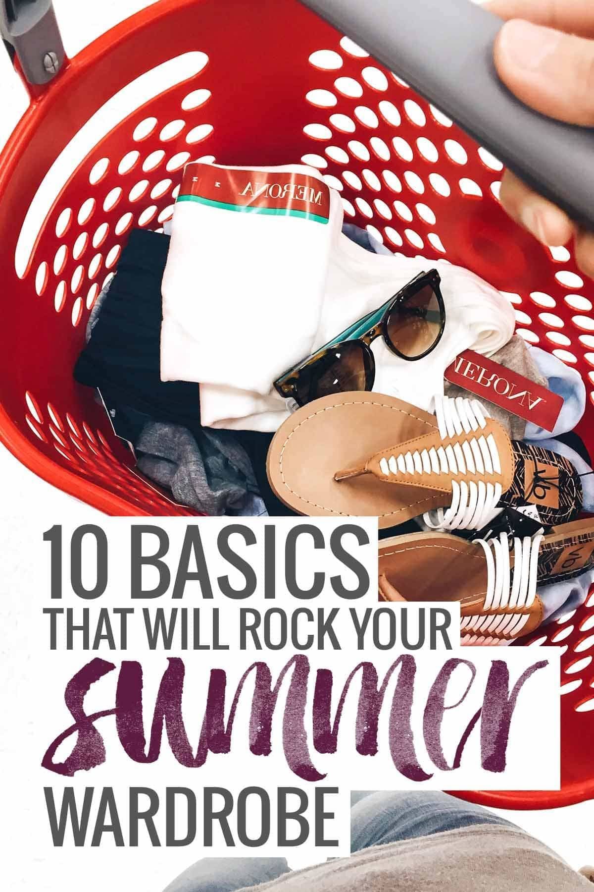 Target basic full of clothes and accessories