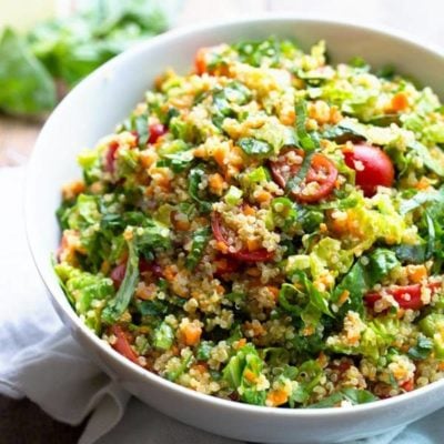 A picture of Herbed Quinoa Garden Veggie Salad